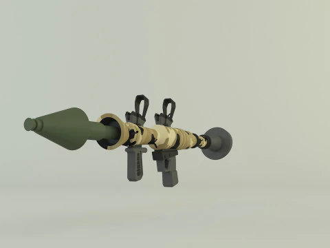 Senjata roket RPG Model 3D