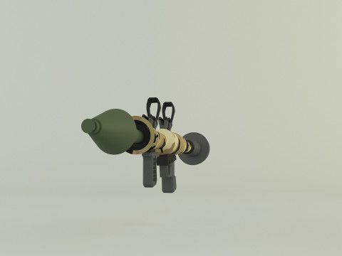 RPG rocket weapon Model 3D