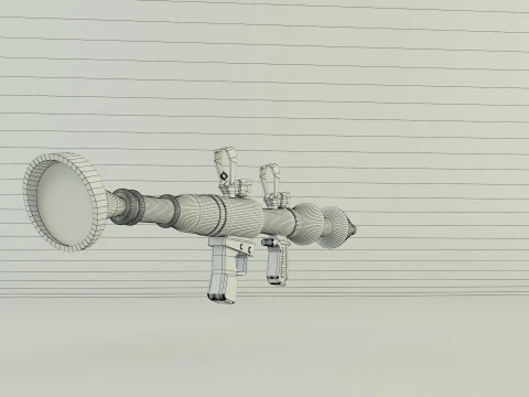 RPG rocket weapon 3D Model