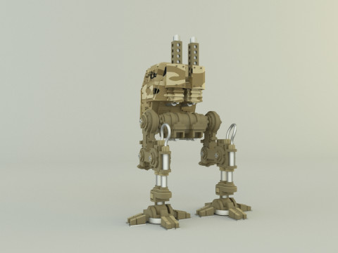 Sentinel steel legion robot 3Dモデル