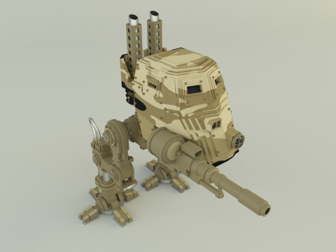 Sentinel steel legion robot 3D Модель