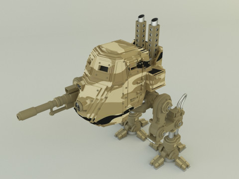 Sentinel steel legion robot 3D Модель