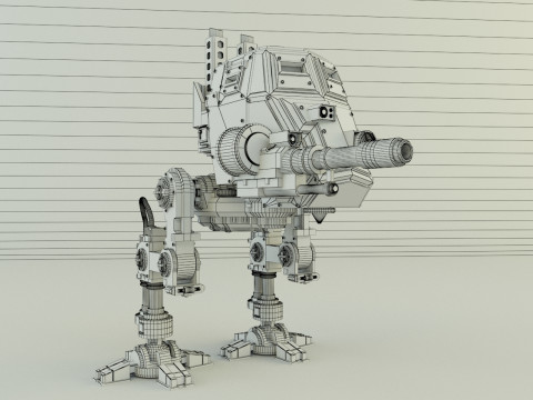 Sentinel steel legion robot 3D Модель