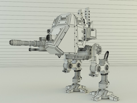 Sentinel steel legion robot 3D Модель