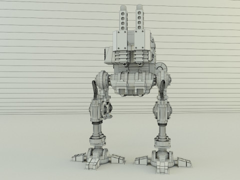 Sentinel steel legion robot 3D Модель