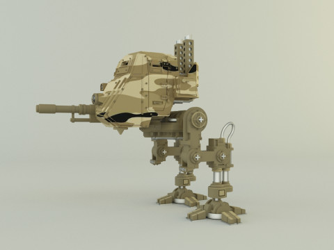 Sentinel steel legion robot 3D Модель