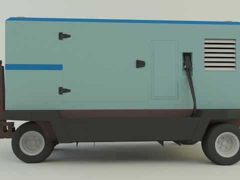 Generator trailer 3D Model