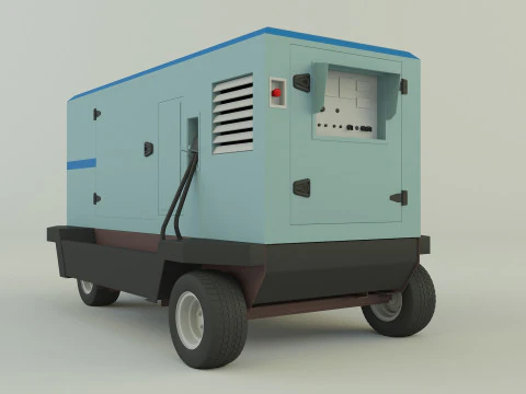 Generator trailer 3D Model