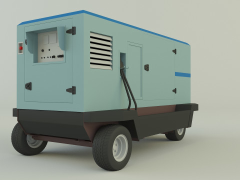 Generator trailer 3D Model