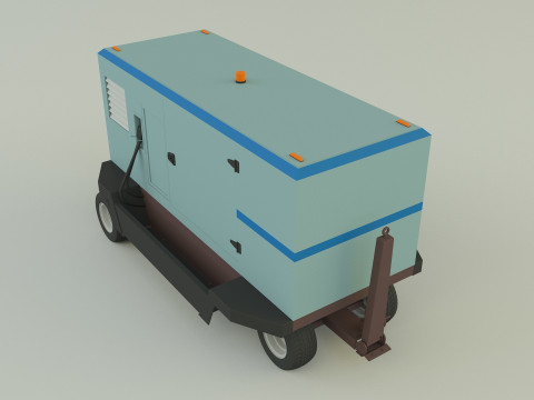 Generator trailer 3D Model