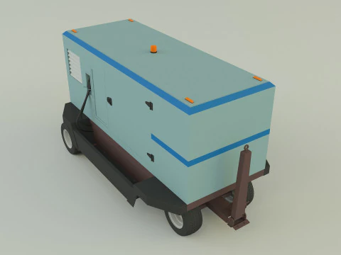 Generator trailer 3D Model