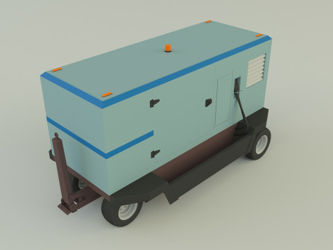 Generator trailer 3D Model
