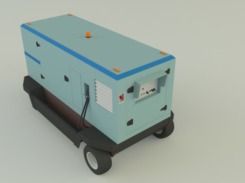 Generator trailer 3D Model