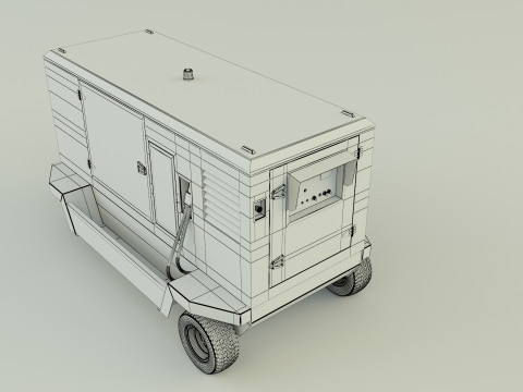 Generator trailer 3D Model