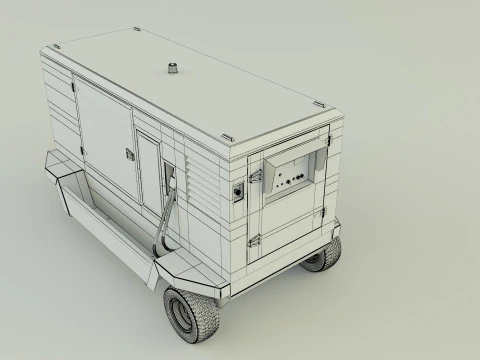 Generator trailer 3D Model
