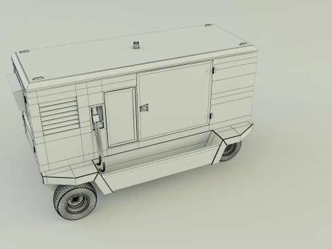 Generator trailer 3D Model
