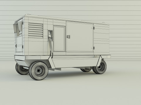 Generator trailer 3D Model