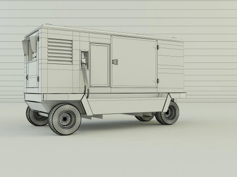 Generator trailer 3D Model