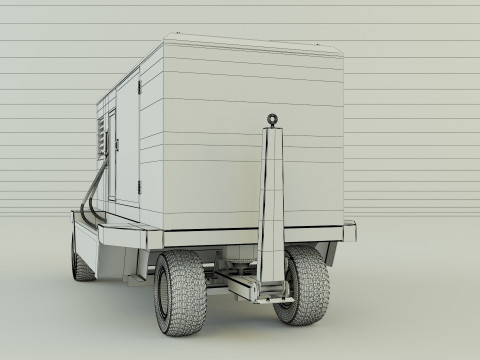 Generator trailer 3D Model