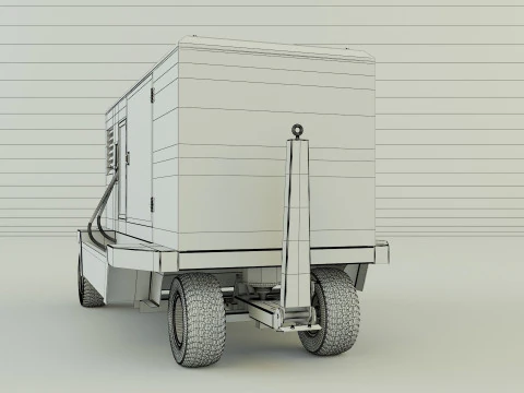 Generator trailer 3D Model