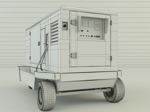 Generator trailer 3D Model
