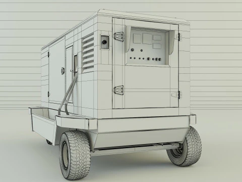 Generator trailer 3D Model