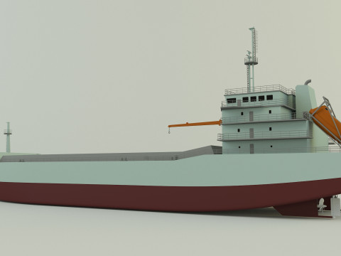 Dry cargo ship 3Dモデル
