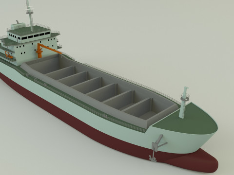 Dry cargo ship 3Dモデル