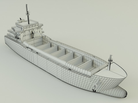 Dry cargo ship 3Dモデル