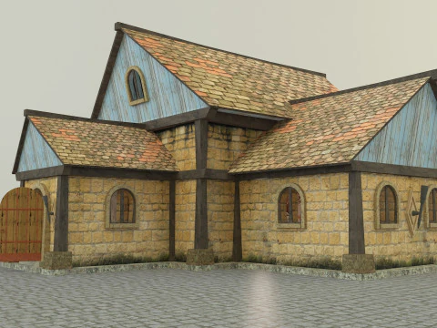 Medieval house model 3D Model