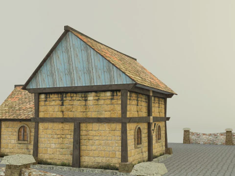 Medieval house model 3D Model