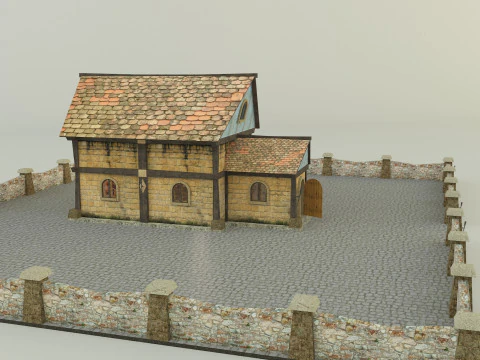Medieval house model 3D Model