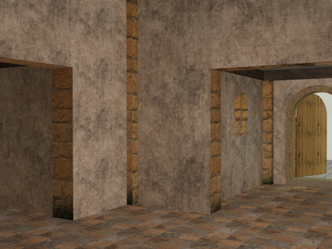 Medieval house model 3D मॉडल