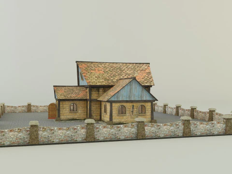 Medieval house model 3D Model
