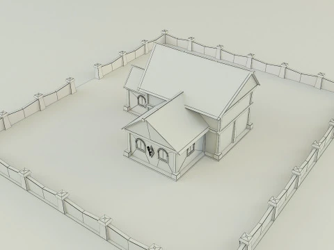 Medieval house model 3D Model