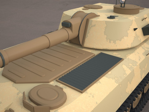 2s1 gvozdika 122mm Modello 3D