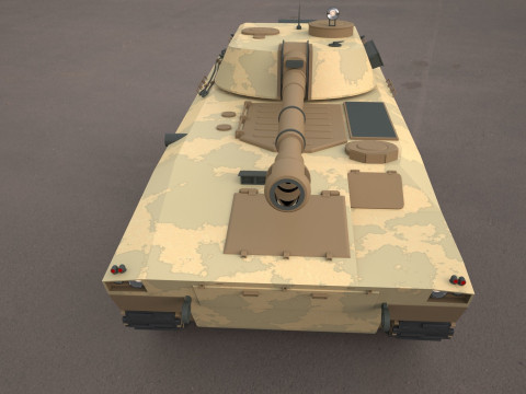 2s1 gvozdika 122mm Modello 3D