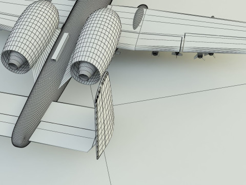 A-10 Thunderbolt II fighter jet 3D 모델