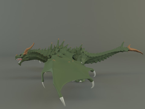 Big dragon model 3Dモデル