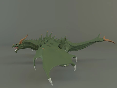 Big dragon model 3D Model