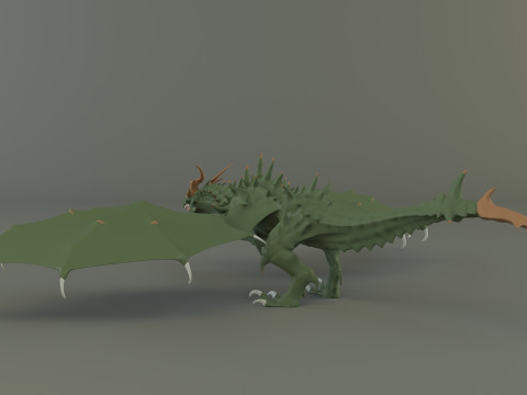 Big dragon model 3Dモデル