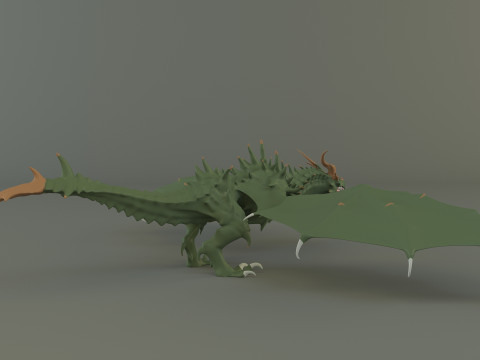 Big dragon model 3Dモデル