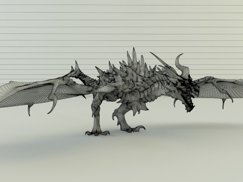 Big dragon model 3Dモデル