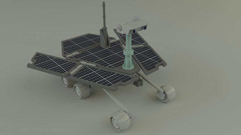 Planetary exploration vehicle 3Dモデル .c4d .max .obj .3ds .fbx .stl .blend 