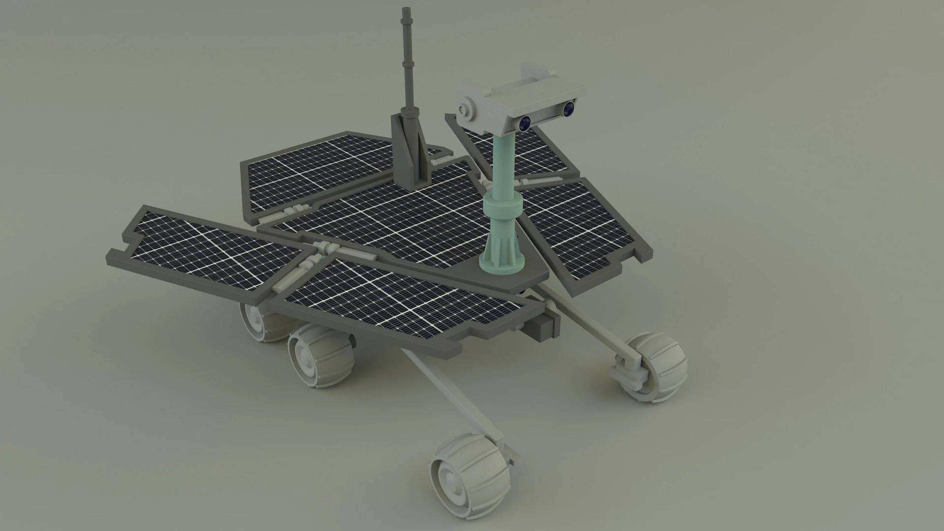 Planetary exploration vehicle 3D Model .c4d .max .obj .3ds .fbx .stl .blend