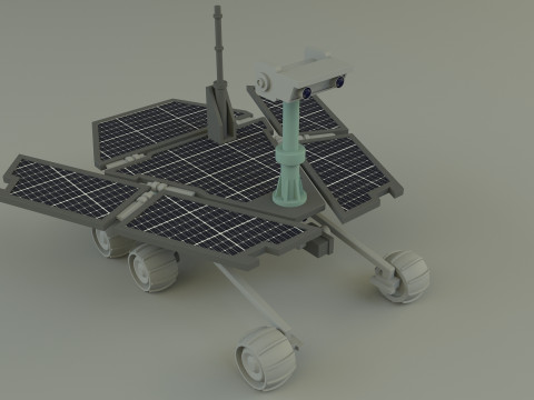Planetary exploration vehicle 3D 모델