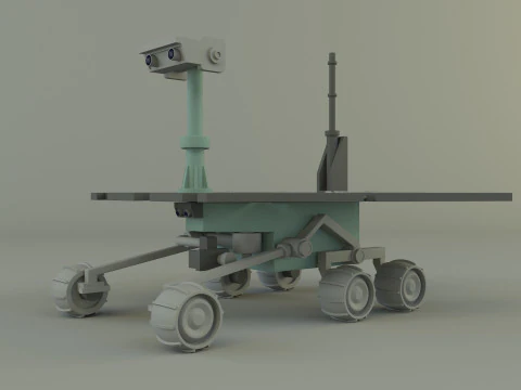Planetary exploration vehicle 3D Model