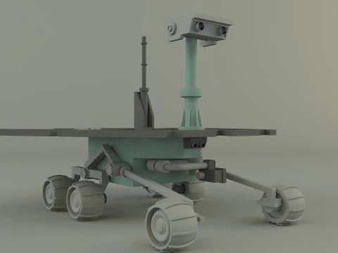 Planetary exploration vehicle 3D Model
