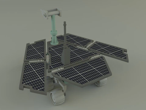 Planetary exploration vehicle 3D Model