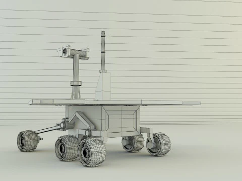 Planetary exploration vehicle 3D Model